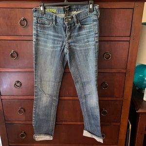 Size 26s J.Crew Matchstick jeans